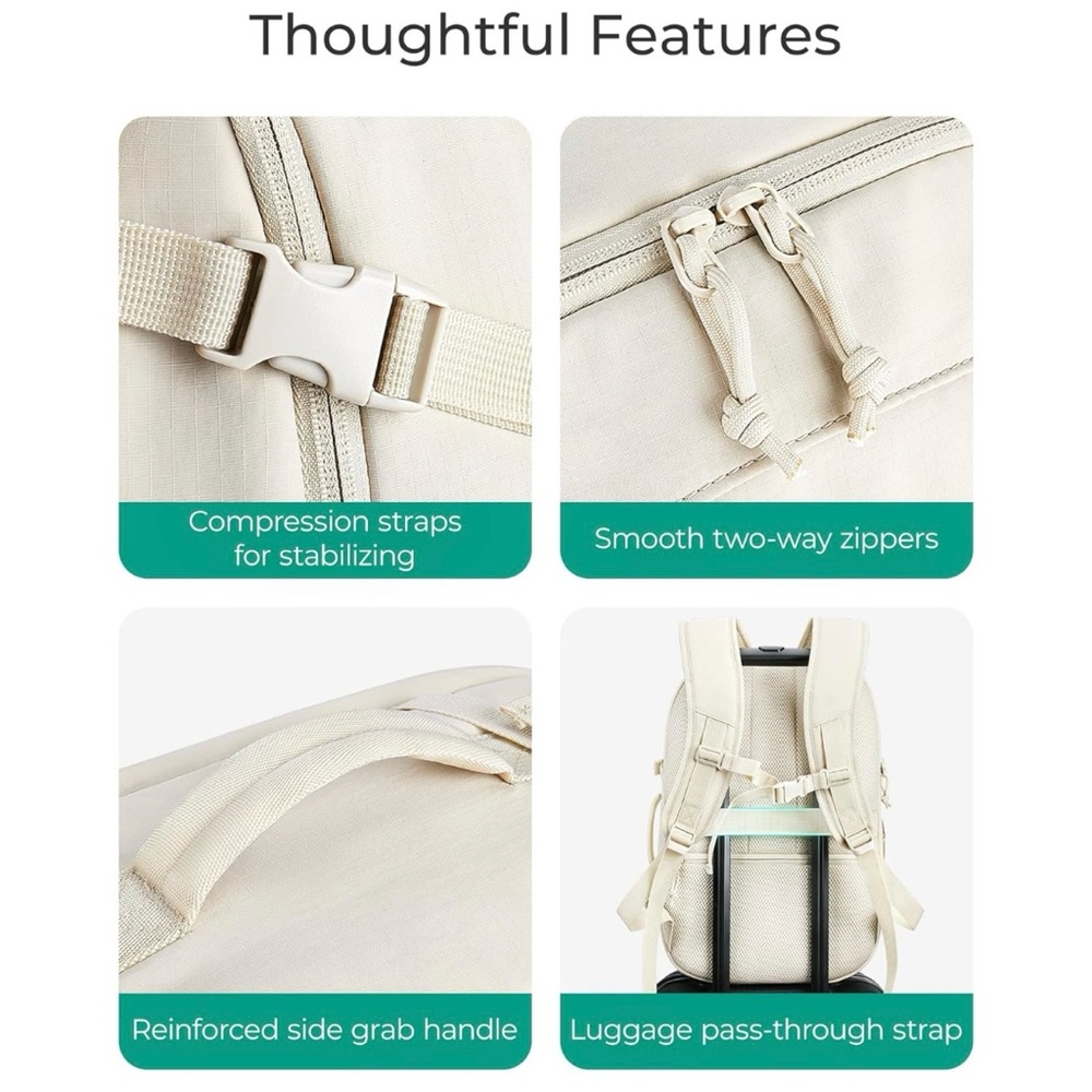 BAGSMART Travel Packpack - Picture 4 of 7